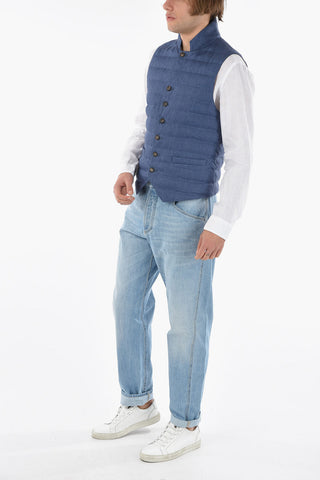 Linen Quilted Vest