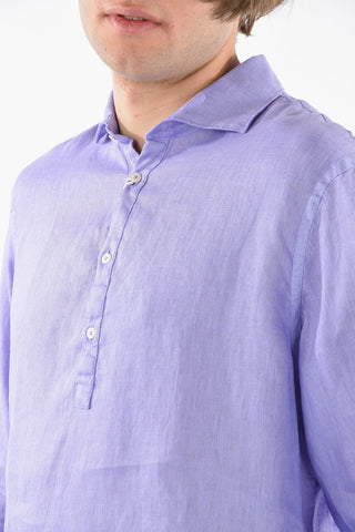 Camicia TYLER in Lino a Tinta Unita
