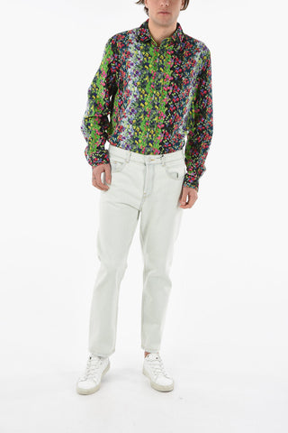 Jeans Crop Affusolati in Lavaggio Chiaro