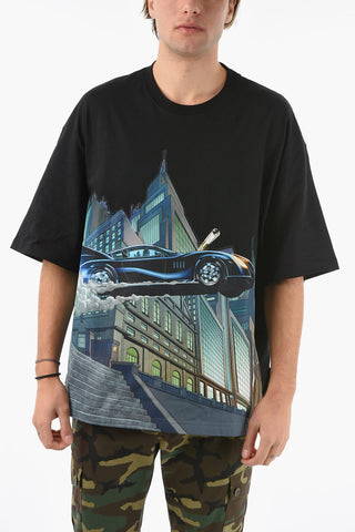 DC COMICS Oversized T-shirt with BATMAN Print