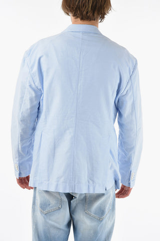 SUPER RELAX Blazer with Flap Pocket and Notch Lapel