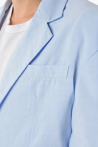 SUPER RELAX Blazer with Flap Pocket and Notch Lapel