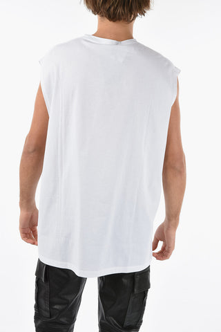 Logo Printed Sleeveless T-shirt