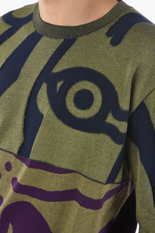 Cotton K-TIGER Crew-neck Sweater