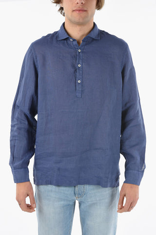 Camicia TYLER in Lino a Tinta Unita