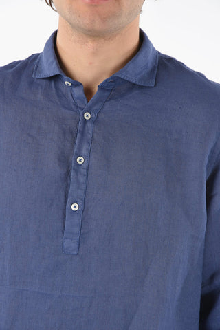 Camicia TYLER in Lino a Tinta Unita