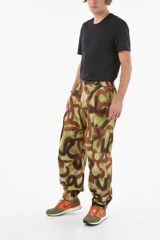 Camouflage Pattern SAILOR Cargo Trousers with Elastic Band