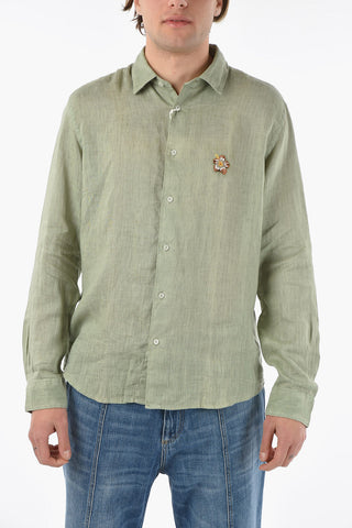 Front Embroidered Flax BOND Shirt