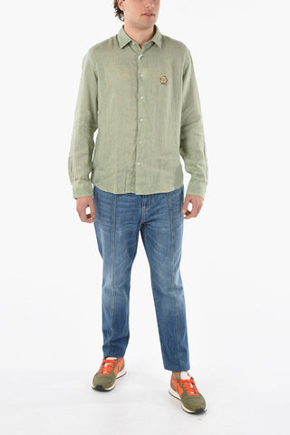 Front Embroidered Flax BOND Shirt