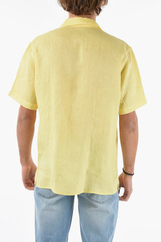 Camicia BAKER in Lino a Manica Corta