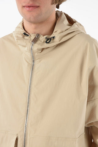 ICON Zip-up Hoodie Windbreaker with Back Maxi Logo