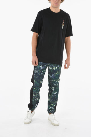 Relax Fit T-shirt with Embroidered Lettering Logo