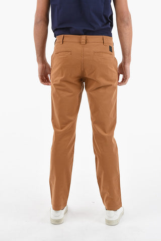 Slim-fit Chino Pants with TIGER CREST Logo Patch