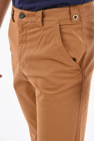 Slim-fit Chino Pants with TIGER CREST Logo Patch