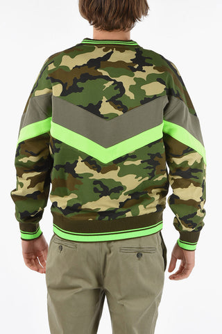 Camo-printed Sweatshirt with DG Logo