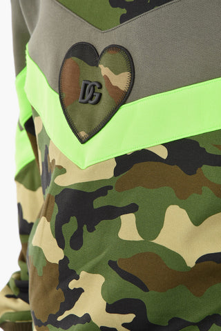 Camo-printed Sweatshirt with DG Logo