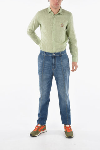 Regular Waist Leisure Fit Jeans 18cm