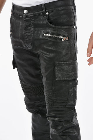 Slim Fit Biker Jeans