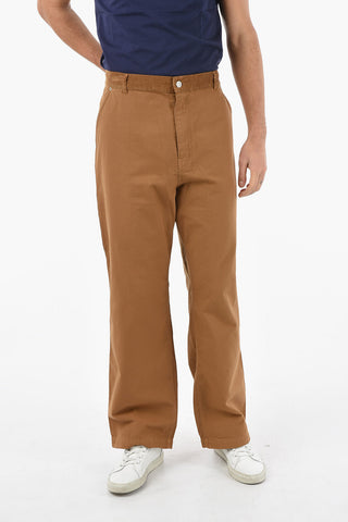 Carpenter Pants with Corduroy Detailing