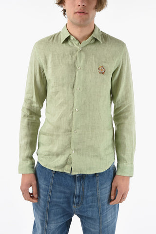 Front Embroidered Flax BOND Shirt