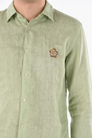 Front Embroidered Flax BOND Shirt