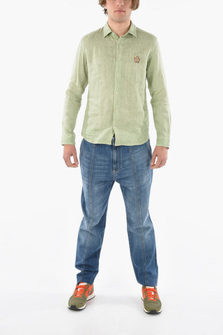 Front Embroidered Flax BOND Shirt