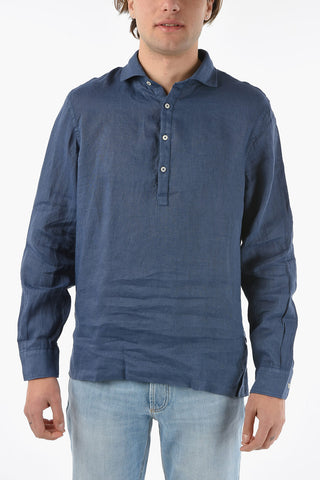 Camicia TYLER in Lino a Tinta Unita