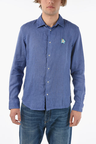 Front Embroidered Flax BOND Shirt