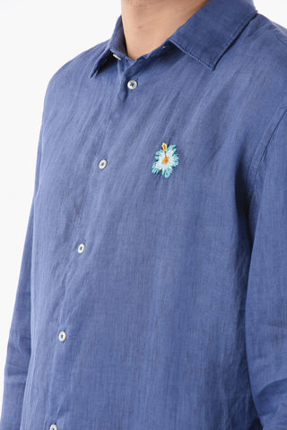 Front Embroidered Flax BOND Shirt