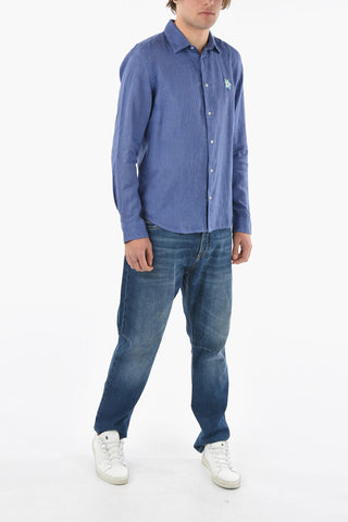 Front Embroidered Flax BOND Shirt