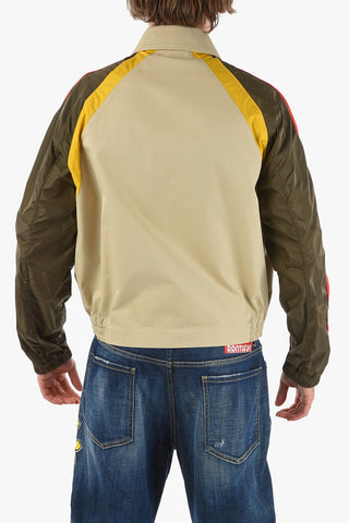 SPORT HYBRID TAPE Bomber with Contrasting Nylon Sleeves