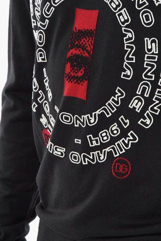 HOT ANIMALIER Virgin-wool Sweater with EYES TALK Embroidery