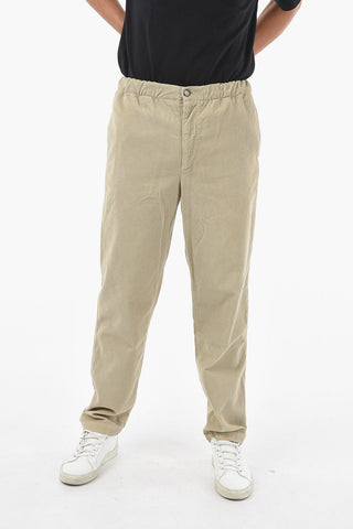 Corduroy Chino Pants with Elasticated Waist Band