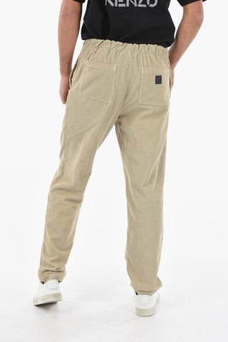 Corduroy Chino Pants with Elasticated Waist Band