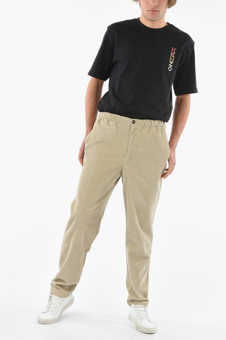 Corduroy Chino Pants with Elasticated Waist Band