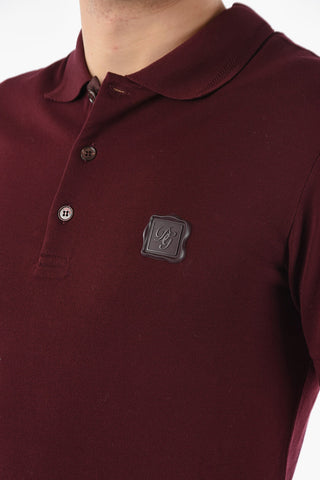 Piquè Cotton Polo T-shirt with DG Logo Patch