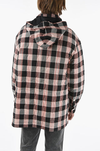 Quilted Overshirt with Hood