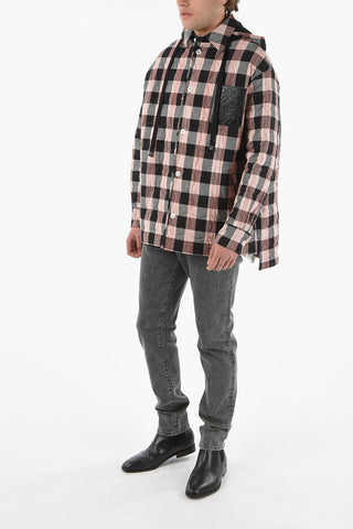 Quilted Overshirt with Hood
