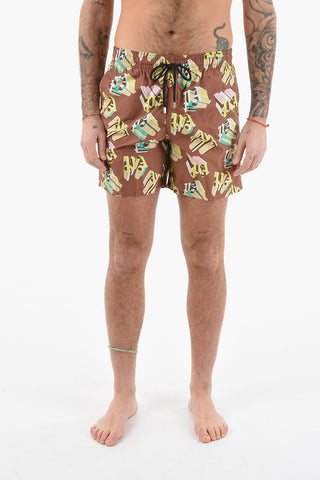 VILEBREQUIN Monogram Motif Swimshorts