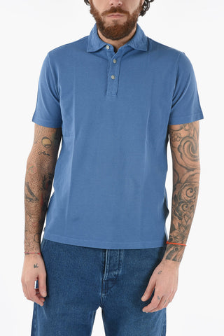 Piquet Linen and Cotton 3 Bottons GEORGE Polo Shirt