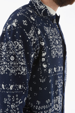 Giacca BANDANA in Maglia a 2 Tasche Ricamata