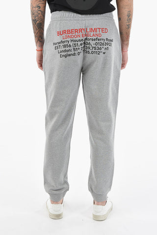 REBURBERRY Joggers JAMISON con Stampa sul Retro