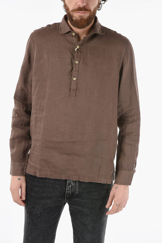 Camicia TYLER in Lino a Tinta Unita