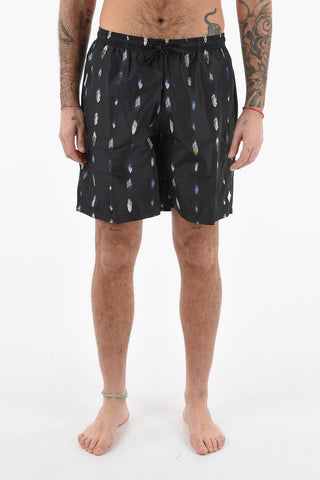 Nylon ALLOVER FEATHERS Swimshorts