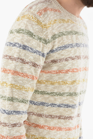 Awning Striped Crew-Neck Sweater