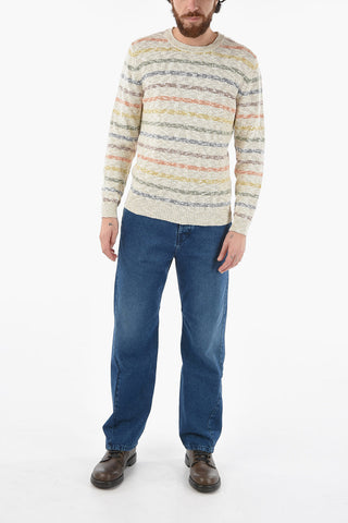 Awning Striped Crew-Neck Sweater