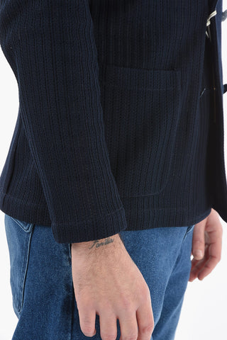 cotton notch lapel BIAGIO double-breasted blazer