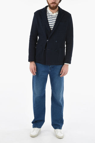 cotton notch lapel BIAGIO double-breasted blazer