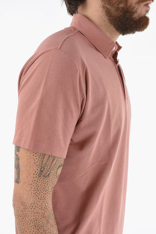Solid Color Piquè Cotton SMITH Polo Shirt