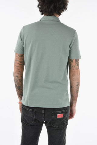 Piquet Linen and Cotton 3 Bottons GEORGE Polo Shirt